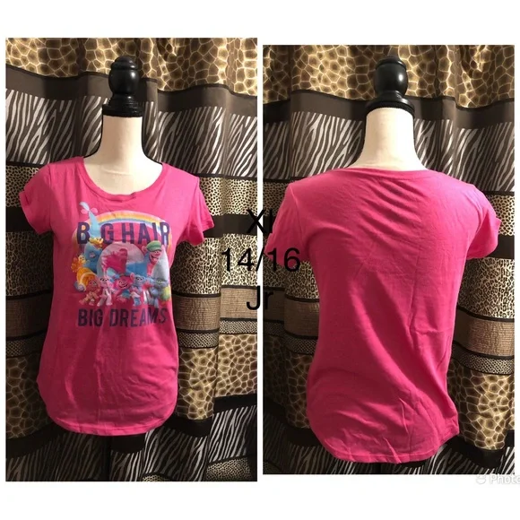 Girls trolls tshirt - Picture 2 of 2